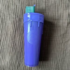 Starbucks 2025 Glow in the Dark Purple Slime Halloween venti cold tumbler cup